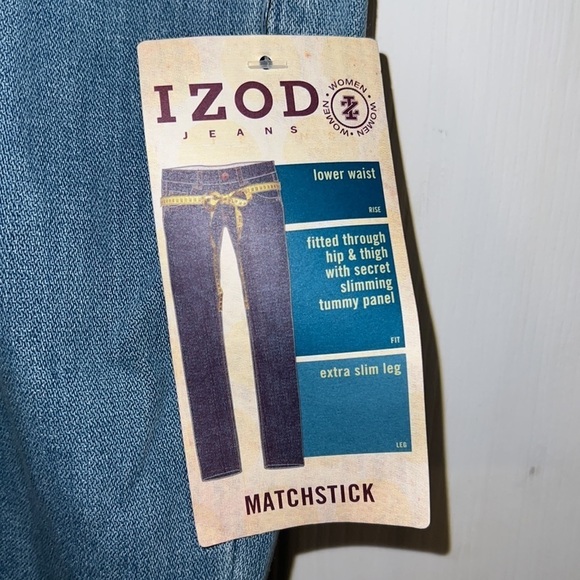 IZOD Matchstick Jeans 20W NWT - Picture 3 of 8
